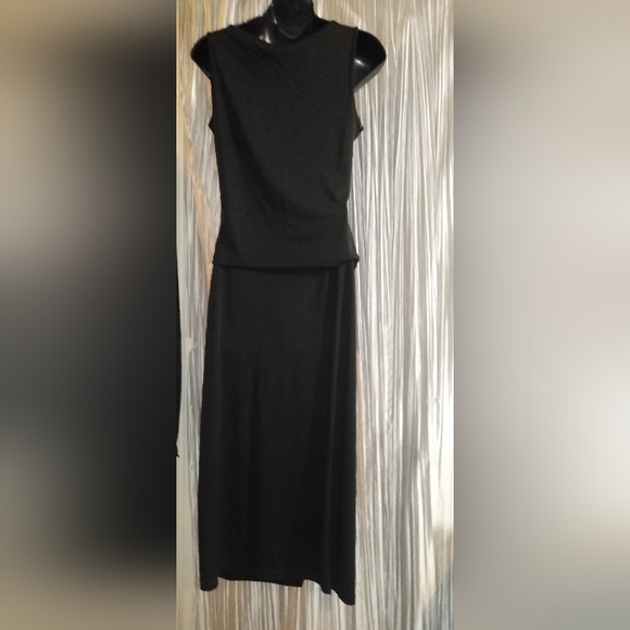 Black 2 piece Ann Taylor set  top xs skirt small - Picture 5 of 5